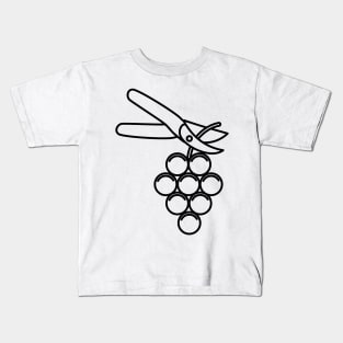 Grape Trimming Kids T-Shirt